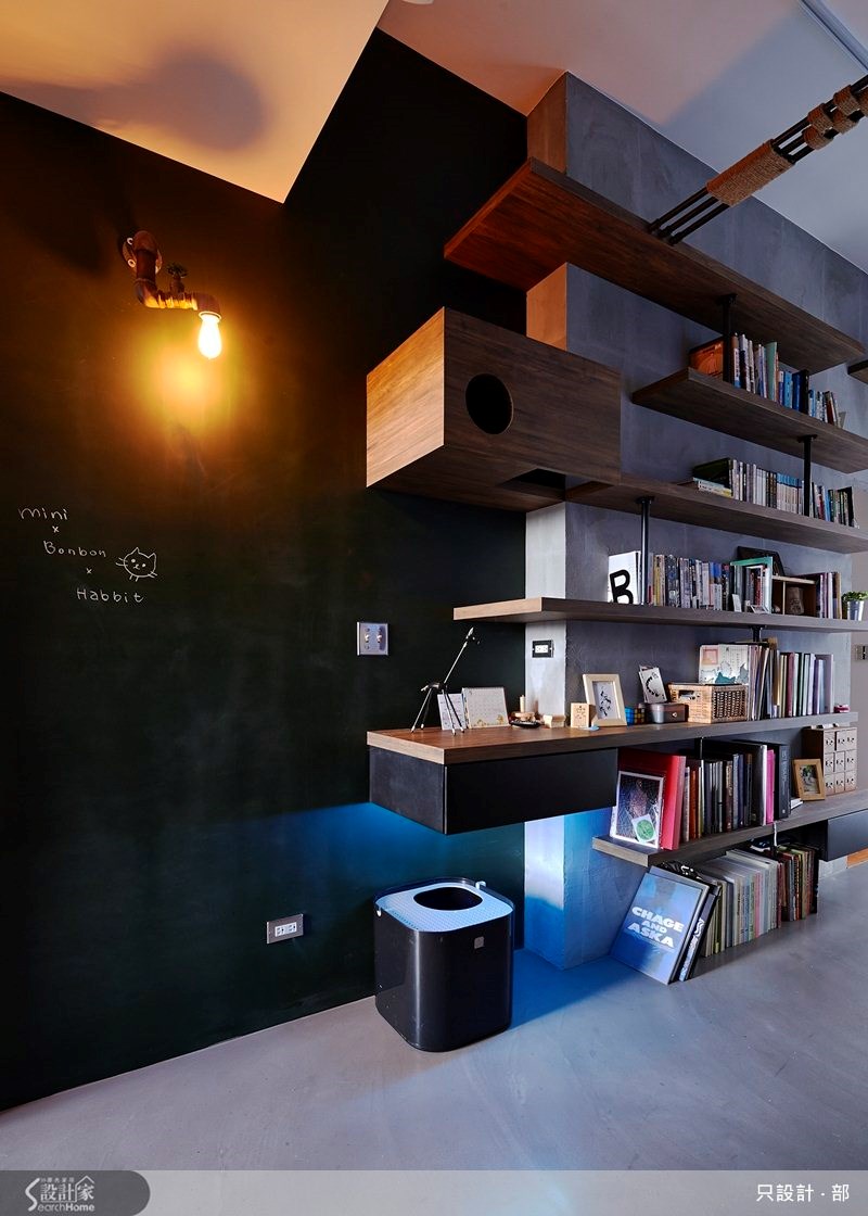 25坪新成屋(5年以下)＿工業風案例圖片＿只設計‧部＿只設計_10之11