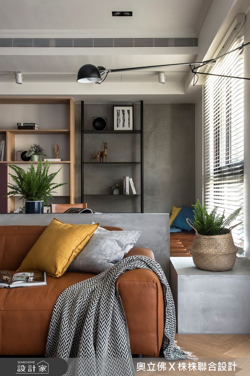 85坪新成屋(5年以下)＿美式風客廳案例圖片＿奧立佛x 株株聯合設計＿奧立佛x 株株_美術高峰會｜高雄Ｙ宅之8