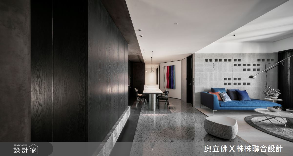 77坪毛胚屋＿現代風客廳餐廳案例圖片＿奧立佛x 株株聯合設計＿奧立佛x 株株_國王一號院｜高雄自宅之10