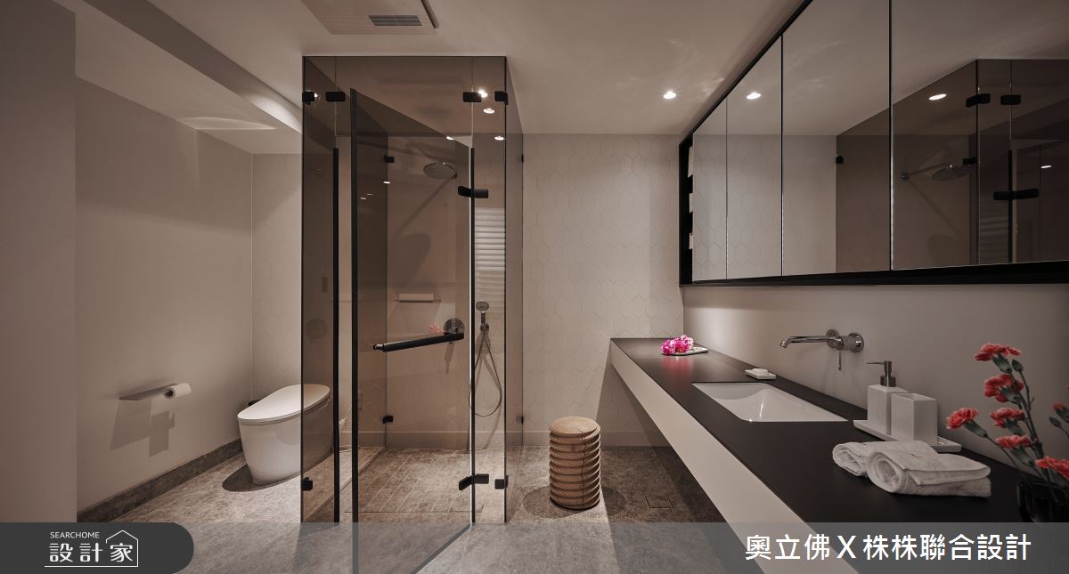 77坪毛胚屋＿現代風浴室案例圖片＿奧立佛x 株株聯合設計＿奧立佛x 株株_國王一號院｜高雄自宅之22