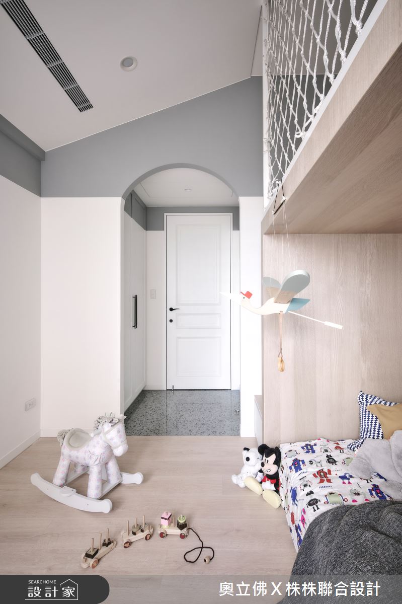 77坪毛胚屋＿現代風臥室兒童房兒童房案例圖片＿奧立佛x 株株聯合設計＿奧立佛x 株株_國王一號院｜高雄自宅之26