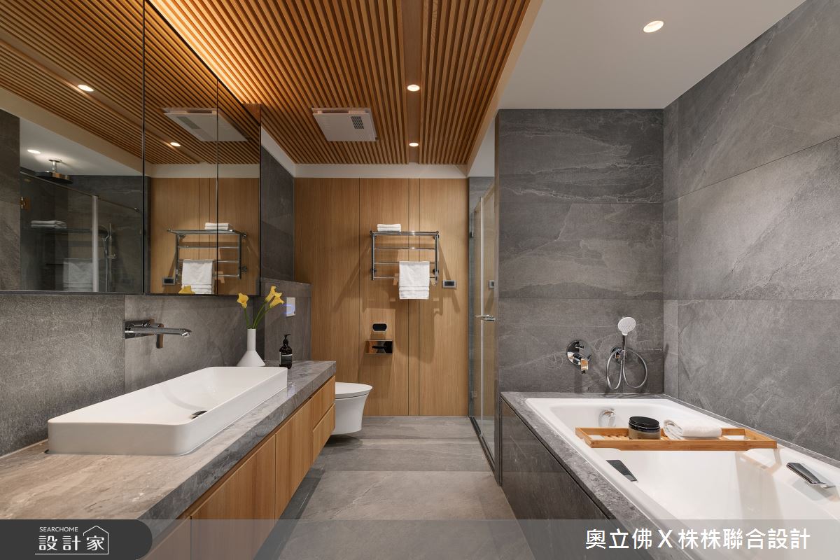 116坪毛胚屋＿現代日式風浴室案例圖片＿奧立佛x 株株聯合設計＿奧立佛x 株株_遠雄THE ONE｜高雄L宅之26