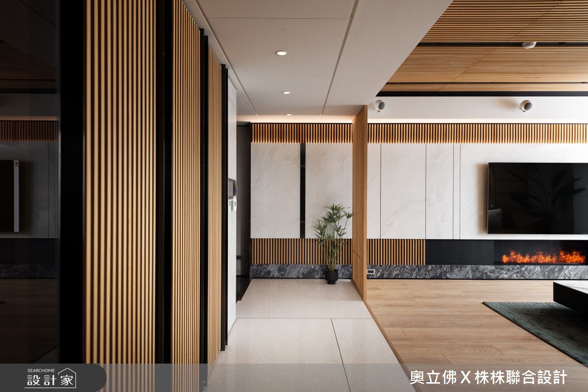 116坪毛胚屋＿現代日式風客廳案例圖片＿奧立佛x 株株聯合設計＿奧立佛x 株株_遠雄THE ONE｜高雄L宅之14