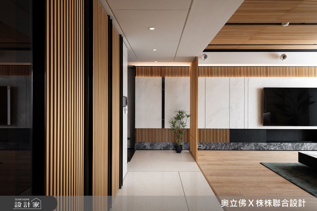 116坪毛胚屋＿現代日式風客廳案例圖片＿奧立佛x 株株聯合設計＿奧立佛x 株株_遠雄THE ONE｜高雄L宅之13