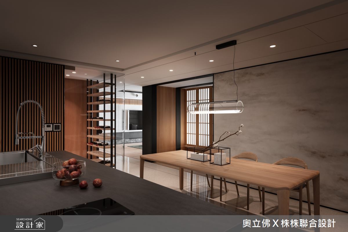 116坪毛胚屋＿現代日式風餐廳廚房案例圖片＿奧立佛x 株株聯合設計＿奧立佛x 株株_遠雄THE ONE｜高雄L宅之18