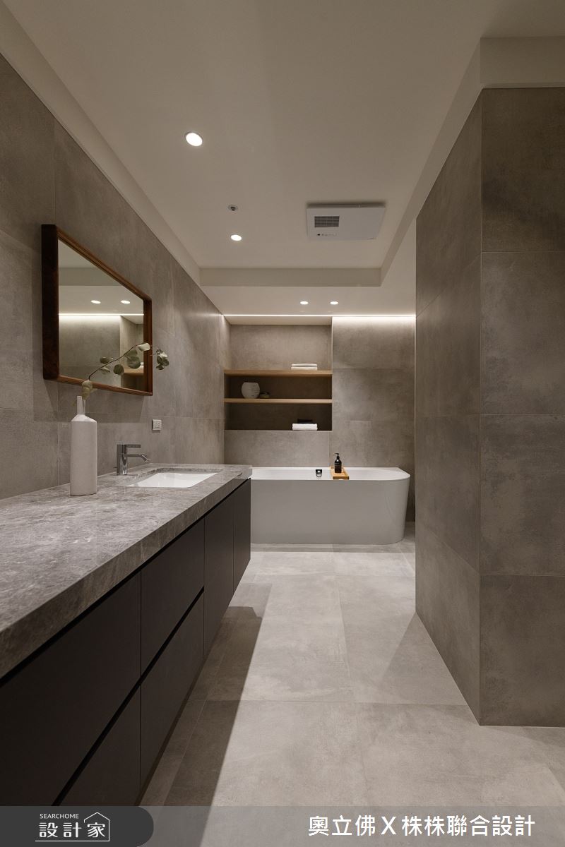 89坪老屋(16~30年)＿現代美式風浴室案例圖片＿奧立佛x 株株聯合設計＿奧立佛x 株株_百立皇冠｜高雄H宅之14