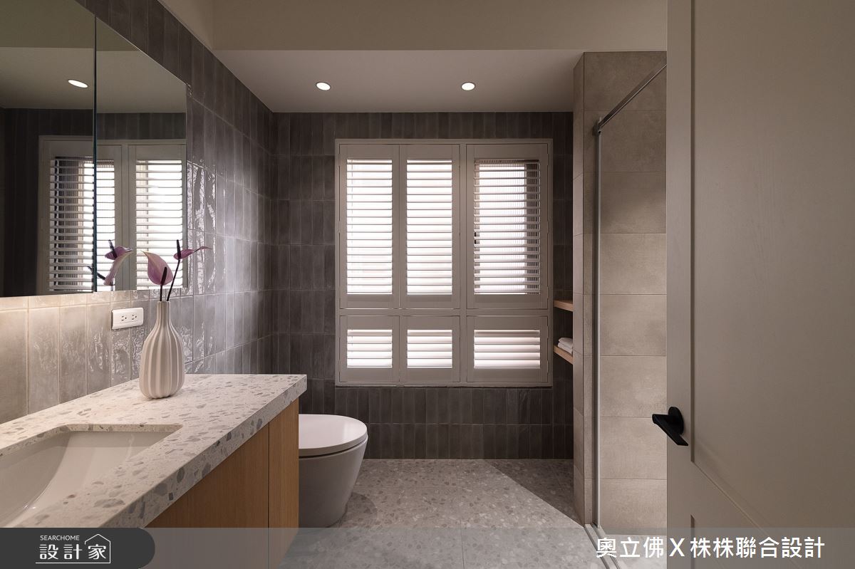 89坪老屋(16~30年)＿現代美式風浴室案例圖片＿奧立佛x 株株聯合設計＿奧立佛x 株株_百立皇冠｜高雄H宅之17