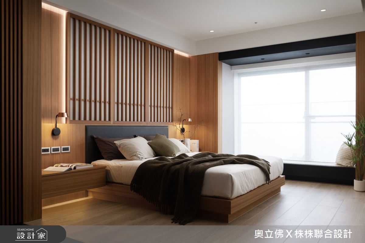 153坪毛胚屋＿日式風臥室案例圖片＿奧立佛x 株株聯合設計＿奧立佛x 株株_遠雄THE ONE｜高雄C宅之16