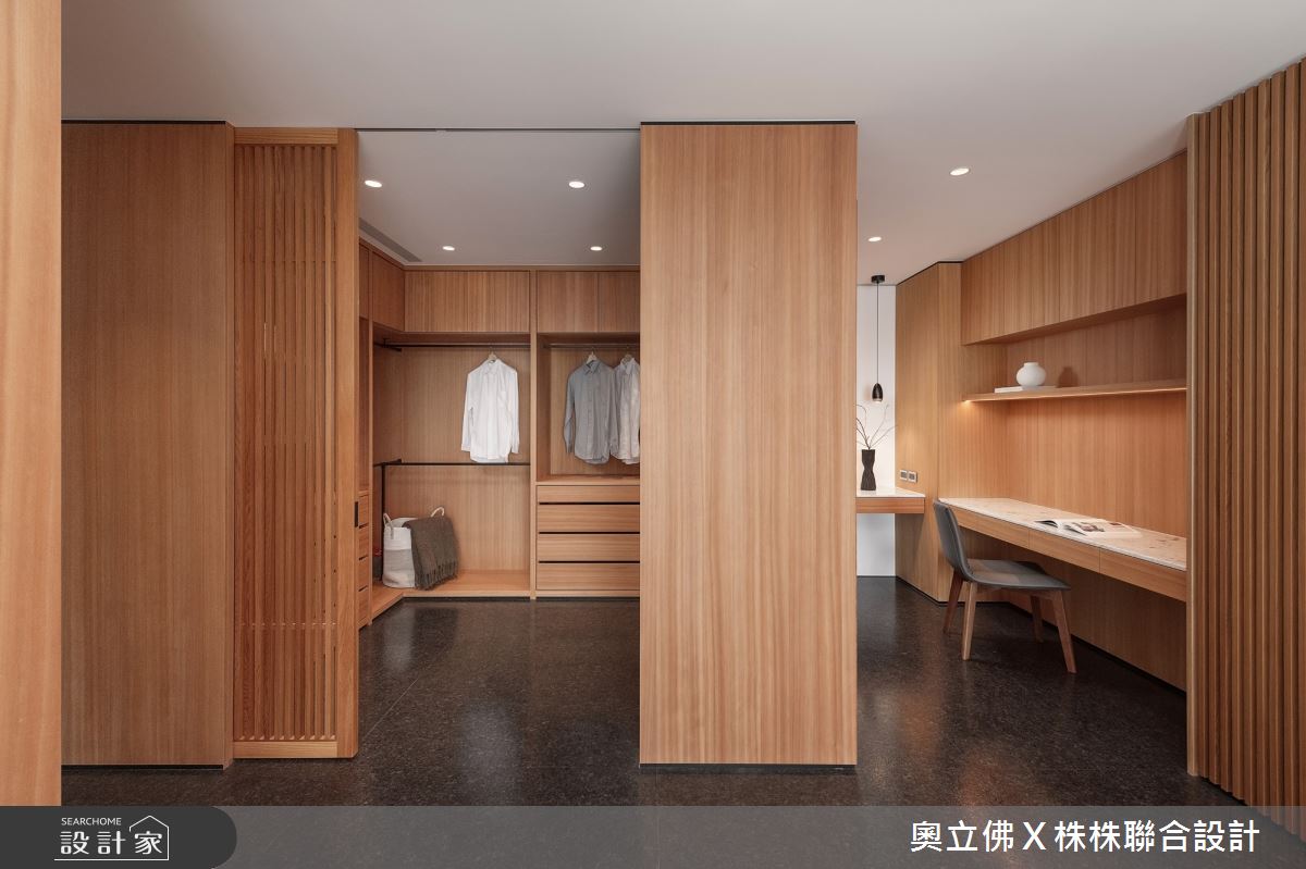 153坪毛胚屋＿日式風更衣間案例圖片＿奧立佛x 株株聯合設計＿奧立佛x 株株_遠雄THE ONE｜高雄C宅之18