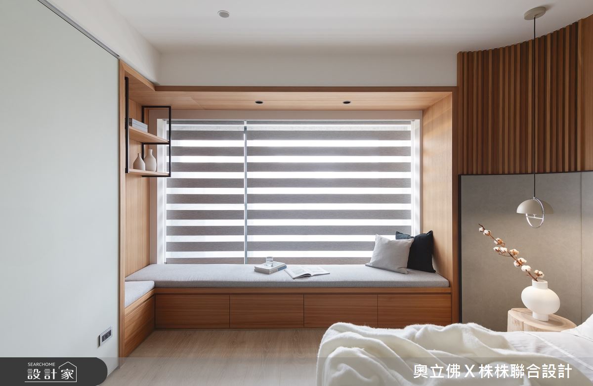 153坪毛胚屋＿日式風臥室臥榻案例圖片＿奧立佛x 株株聯合設計＿奧立佛x 株株_遠雄THE ONE｜高雄C宅之22