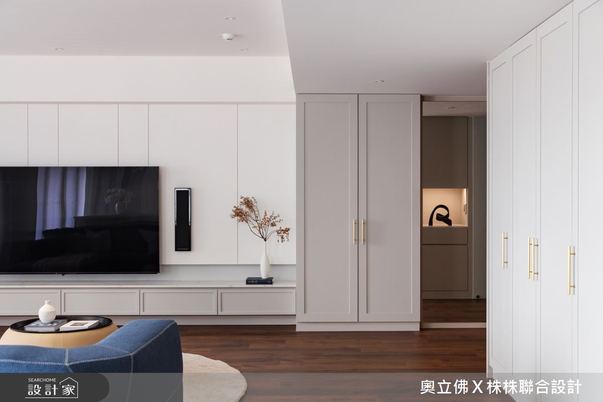 109坪毛胚屋＿美式風客廳案例圖片＿奧立佛x 株株聯合設計＿奧立佛x 株株_華人匯｜高雄J宅之3