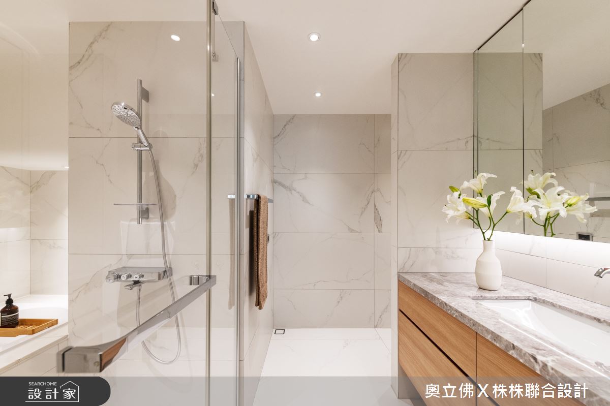 109坪毛胚屋＿美式風浴室案例圖片＿奧立佛x 株株聯合設計＿奧立佛x 株株_華人匯｜高雄J宅之16