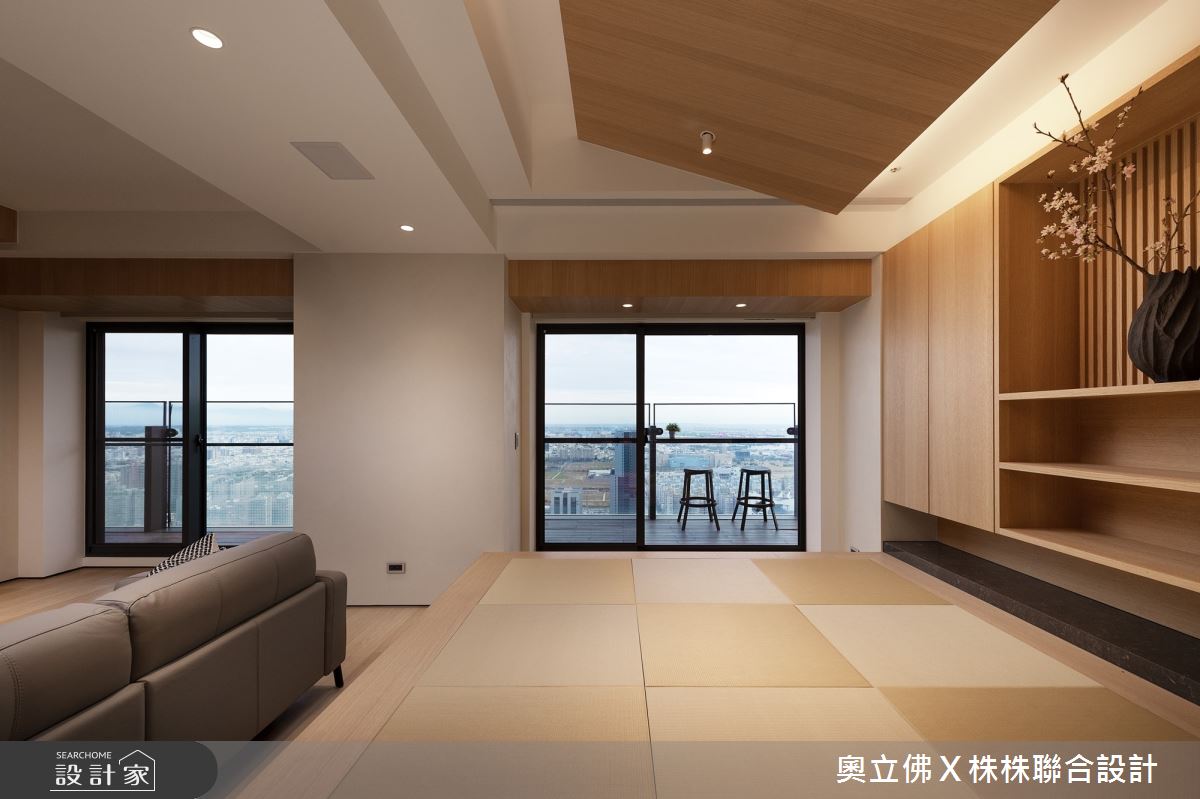 116坪毛胚屋＿解構侘寂風客廳和室案例圖片＿奧立佛x 株株聯合設計＿奧立佛x 株株_遠雄THE ONE｜高雄S宅之15