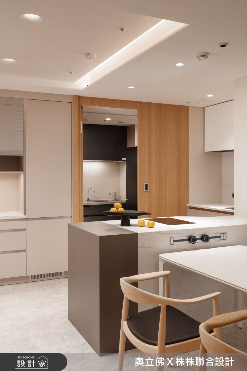 116坪毛胚屋＿解構侘寂風餐廳中島案例圖片＿奧立佛x 株株聯合設計＿奧立佛x 株株_遠雄THE ONE｜高雄S宅之19