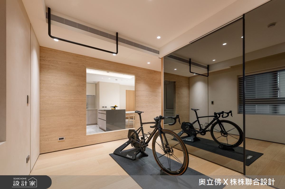 116坪毛胚屋＿解構侘寂風家庭健身房案例圖片＿奧立佛x 株株聯合設計＿奧立佛x 株株_遠雄THE ONE｜高雄S宅之72