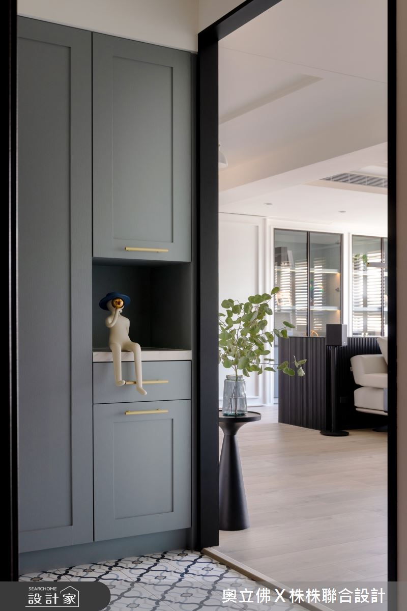 47坪新成屋(5年以下)＿美式風玄關案例圖片＿奧立佛x 株株聯合設計＿奧立佛x 株株_百達君品｜高雄C宅之11