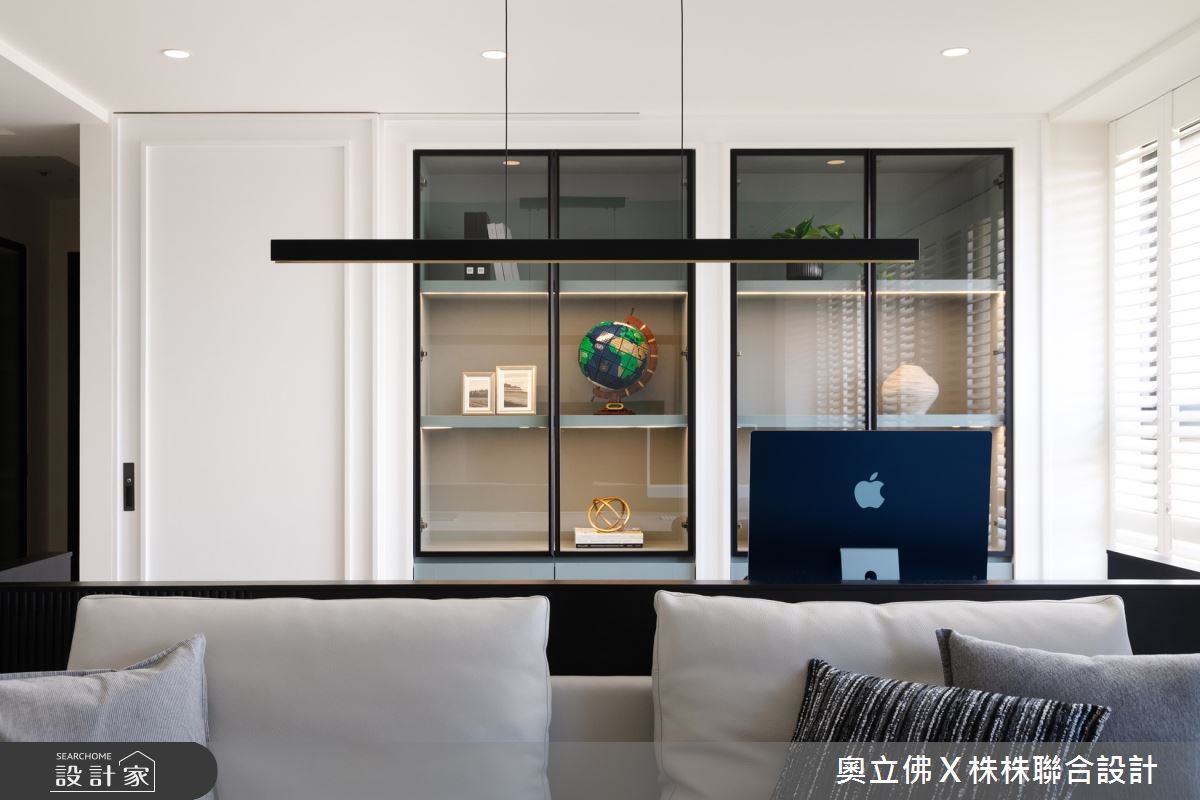 47坪新成屋(5年以下)＿美式風書房案例圖片＿奧立佛x 株株聯合設計＿奧立佛x 株株_百達君品｜高雄C宅之8