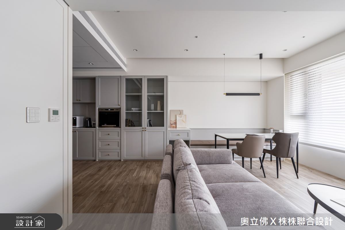 39坪新成屋(5年以下)＿混搭風客廳書房案例圖片＿奧立佛x 株株聯合設計＿奧立佛x 株株_J Modern｜高雄L宅之7