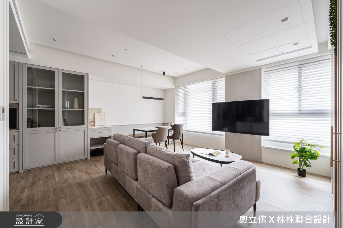 39坪新成屋(5年以下)＿混搭風客廳書房案例圖片＿奧立佛x 株株聯合設計＿奧立佛x 株株_J Modern｜高雄L宅之8