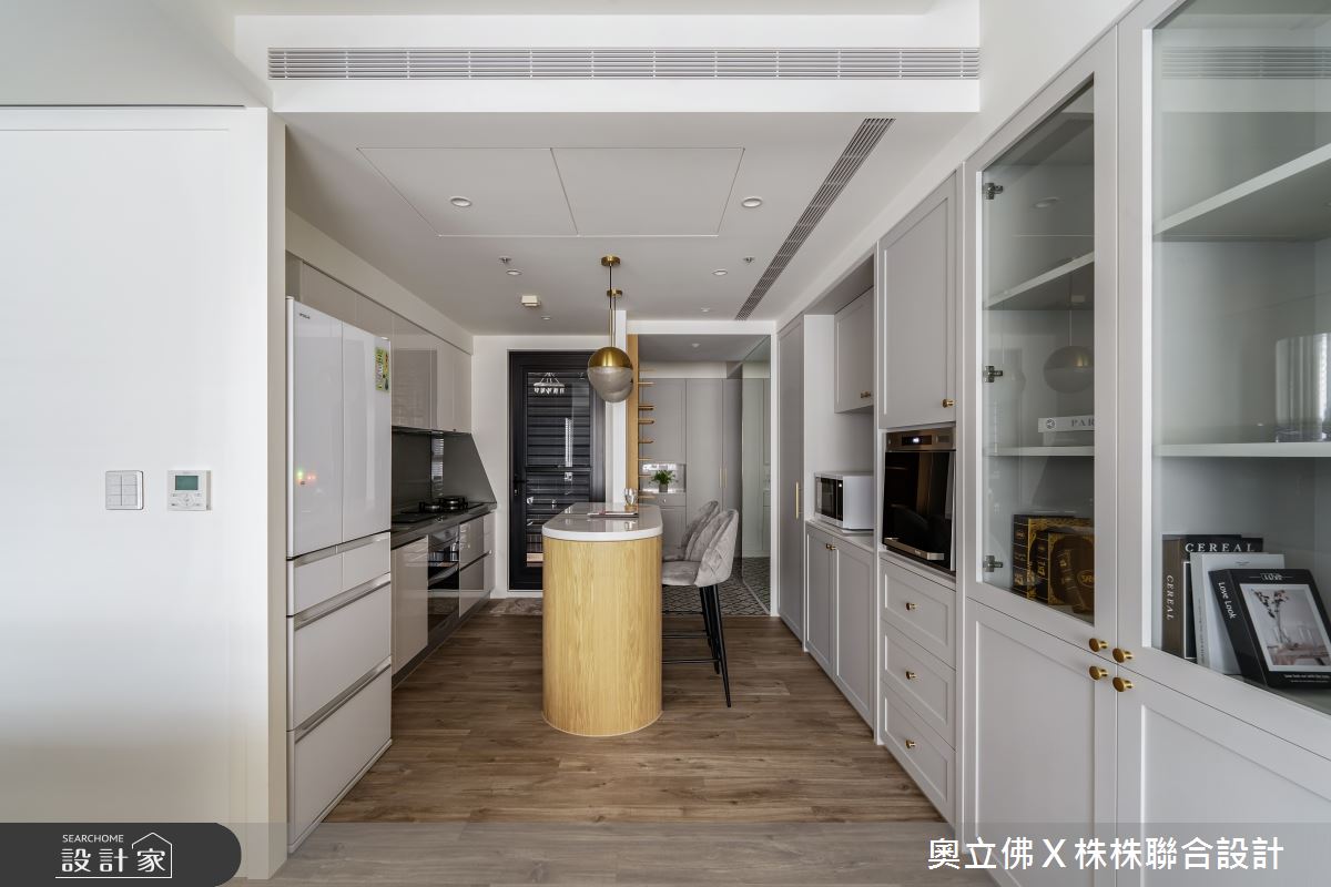 39坪新成屋(5年以下)＿混搭風廚房吧檯中島案例圖片＿奧立佛x 株株聯合設計＿奧立佛x 株株_J Modern｜高雄L宅之13