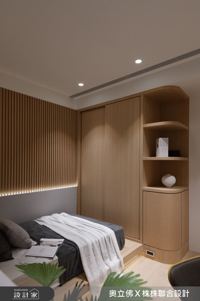 53坪新成屋(5年以下)＿日式侘寂風臥室案例圖片＿奧立佛x 株株聯合設計＿奧立佛x 株株_述風景｜高雄Ｃ宅之18