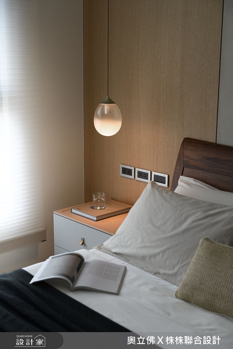 53坪新成屋(5年以下)＿日式侘寂風臥室案例圖片＿奧立佛x 株株聯合設計＿奧立佛x 株株_述風景｜高雄Ｃ宅之16