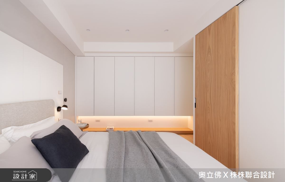 40坪新成屋(5年以下)＿北歐風臥室案例圖片＿奧立佛x 株株聯合設計＿奧立佛x 株株_冠億本植｜高雄Ｌ宅之14