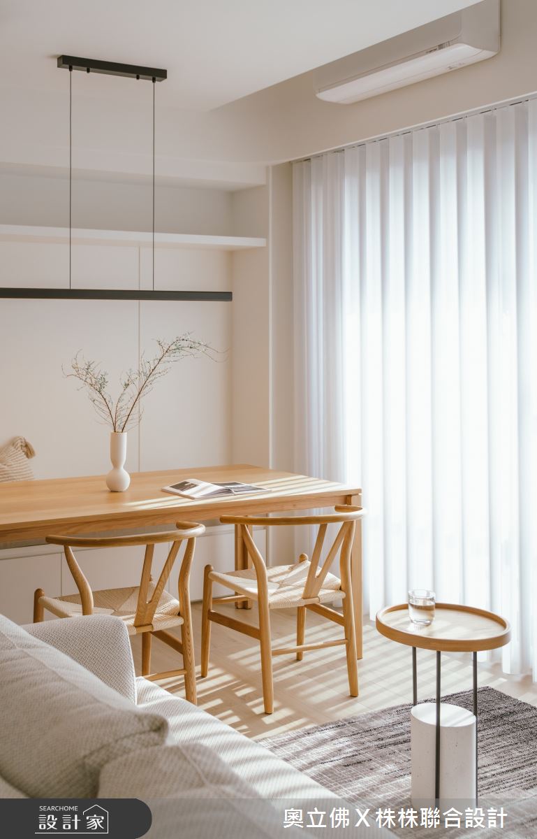 40坪新成屋(5年以下)＿北歐風書房案例圖片＿奧立佛x 株株聯合設計＿奧立佛x 株株_冠億本植｜高雄Ｌ宅之12