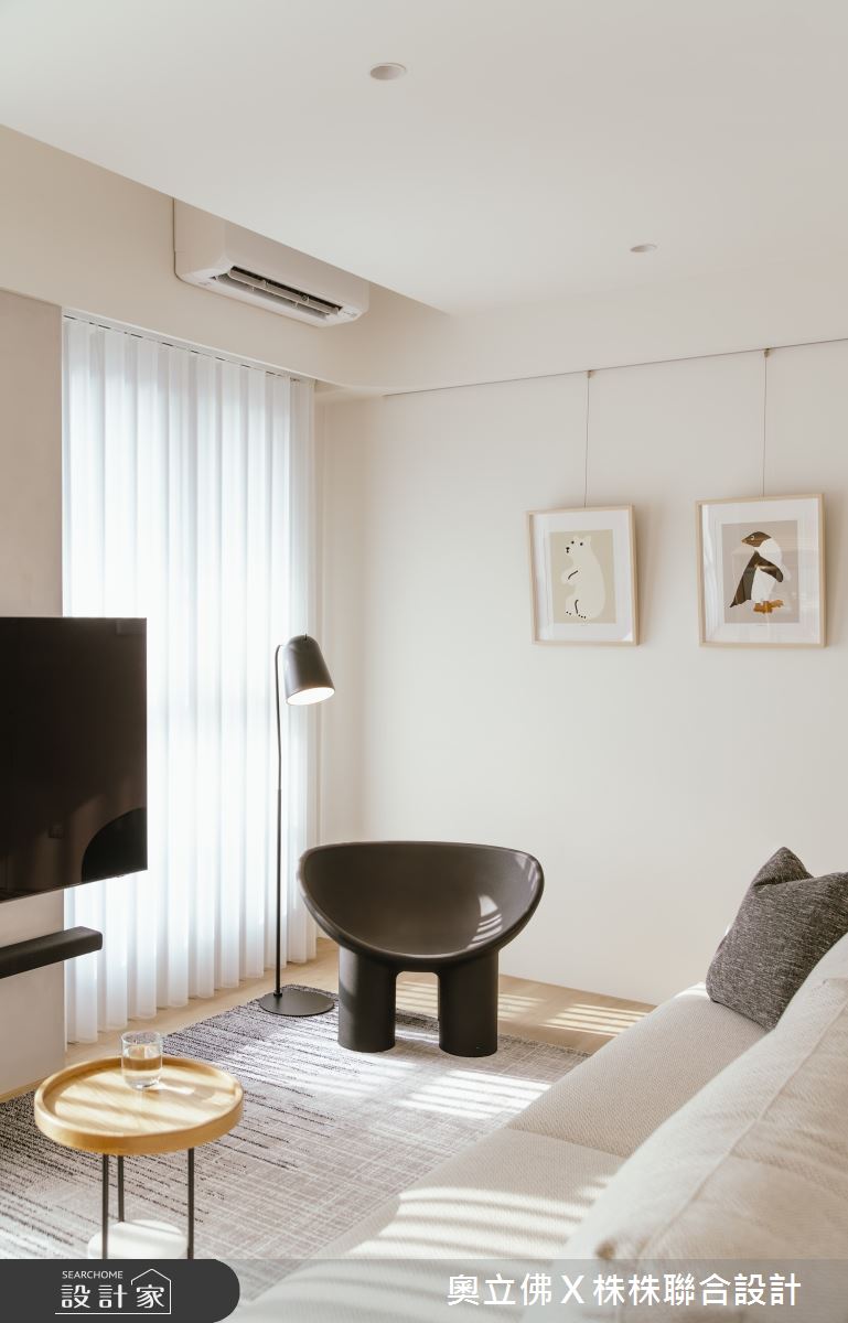 40坪新成屋(5年以下)＿北歐風客廳案例圖片＿奧立佛x 株株聯合設計＿奧立佛x 株株_冠億本植｜高雄Ｌ宅之11