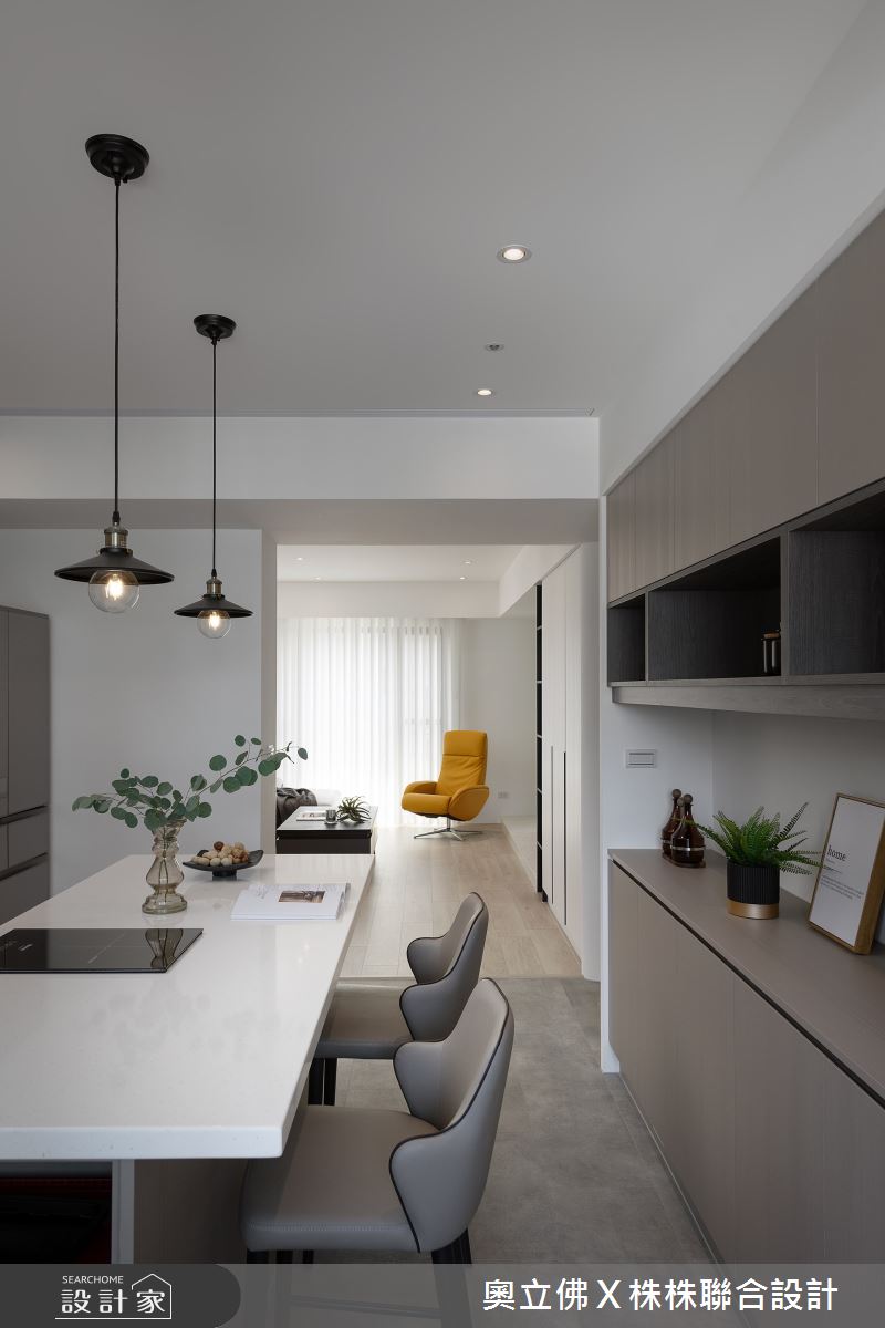 40坪老屋(16~30年)＿混搭風客廳餐廳案例圖片＿奧立佛x 株株聯合設計＿奧立佛x 株株_福懋采荷天｜高雄C宅之6