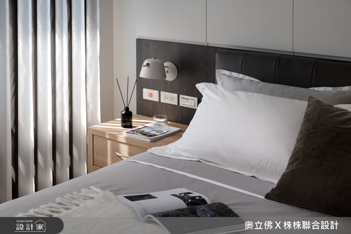 40坪老屋(16~30年)＿混搭風臥室案例圖片＿奧立佛x 株株聯合設計＿奧立佛x 株株_福懋采荷天｜高雄C宅之11