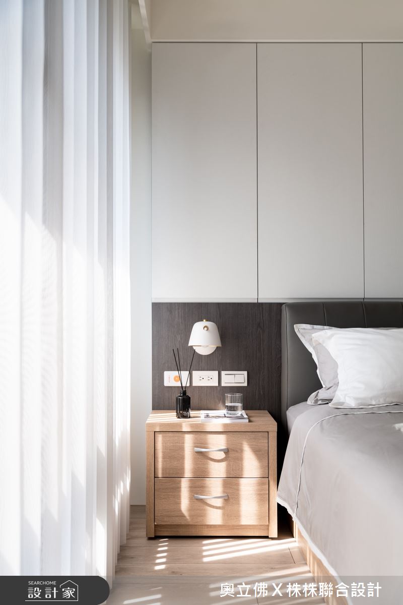 40坪老屋(16~30年)＿混搭風臥室案例圖片＿奧立佛x 株株聯合設計＿奧立佛x 株株_福懋采荷天｜高雄C宅之12
