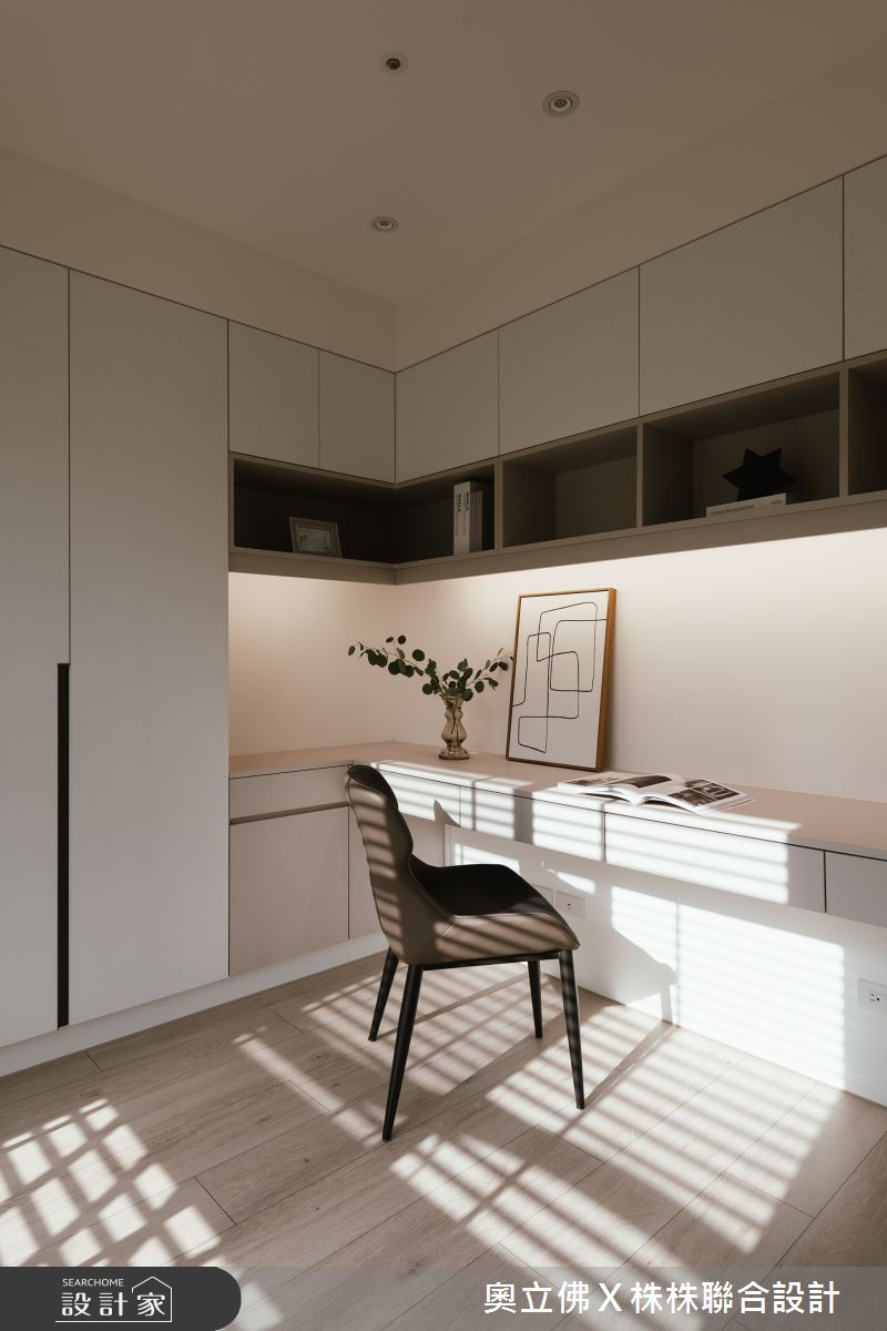 40坪老屋(16~30年)＿混搭風書房案例圖片＿奧立佛x 株株聯合設計＿奧立佛x 株株_福懋采荷天｜高雄C宅之9