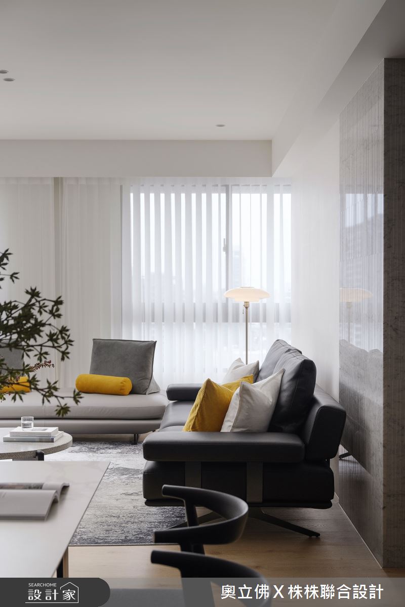 76坪新成屋(5年以下)＿混搭風客廳案例圖片＿奧立佛x 株株聯合設計＿奧立佛x 株株_鳳凰會｜高雄Ｔ宅之4