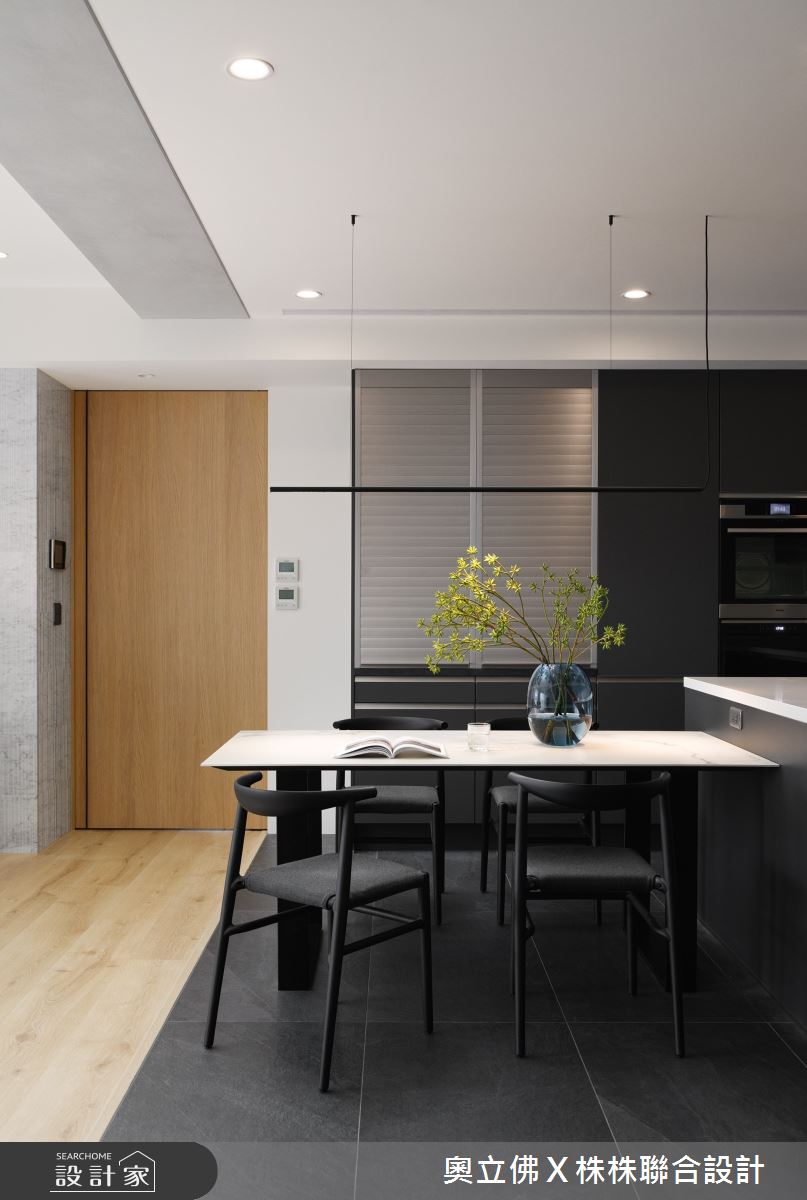 76坪新成屋(5年以下)＿混搭風餐廳案例圖片＿奧立佛x 株株聯合設計＿奧立佛x 株株_鳳凰會｜高雄Ｔ宅之8