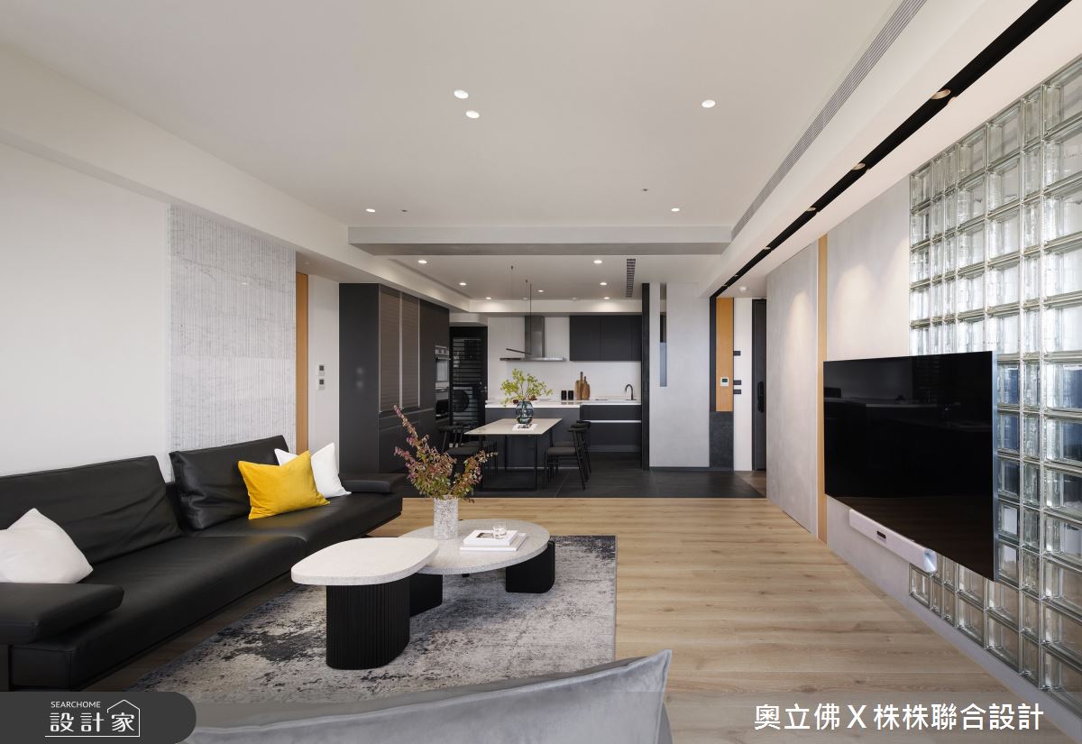 76坪新成屋(5年以下)＿混搭風客廳餐廳案例圖片＿奧立佛x 株株聯合設計＿奧立佛x 株株_鳳凰會｜高雄Ｔ宅之9