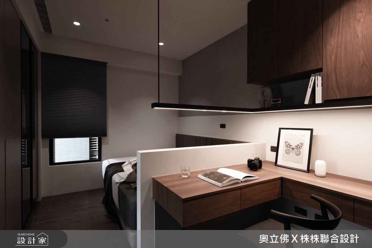 76坪新成屋(5年以下)＿混搭風臥室案例圖片＿奧立佛x 株株聯合設計＿奧立佛x 株株_鳳凰會｜高雄Ｔ宅之19