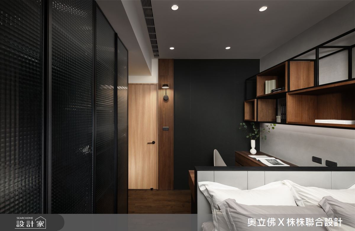 76坪新成屋(5年以下)＿混搭風臥室案例圖片＿奧立佛x 株株聯合設計＿奧立佛x 株株_鳳凰會｜高雄Ｔ宅之22