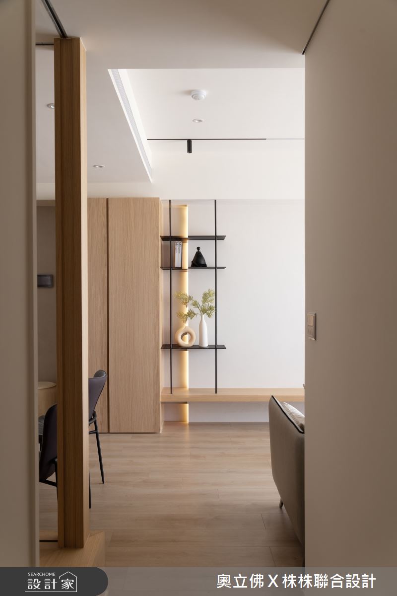 43坪新成屋(5年以下)＿日式無印風走廊案例圖片＿奧立佛x 株株聯合設計＿奧立佛x 株株_英倫亞灣｜高雄實品屋之14
