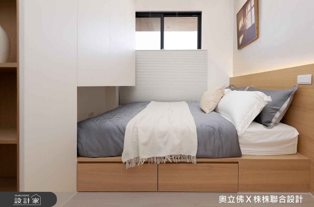 43坪新成屋(5年以下)＿日式無印風臥室案例圖片＿奧立佛x 株株聯合設計＿奧立佛x 株株_英倫亞灣｜高雄實品屋之19