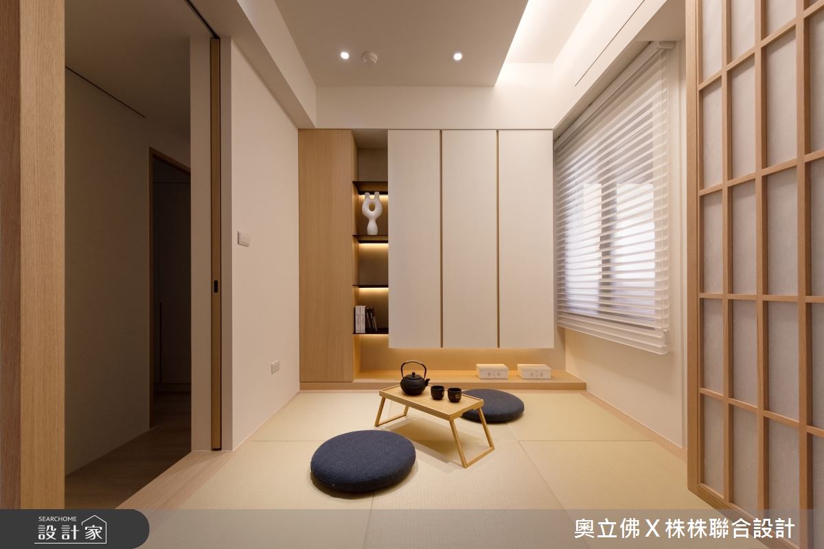 43坪新成屋(5年以下)＿日式無印風和室案例圖片＿奧立佛x 株株聯合設計＿奧立佛x 株株_英倫亞灣｜高雄實品屋之13