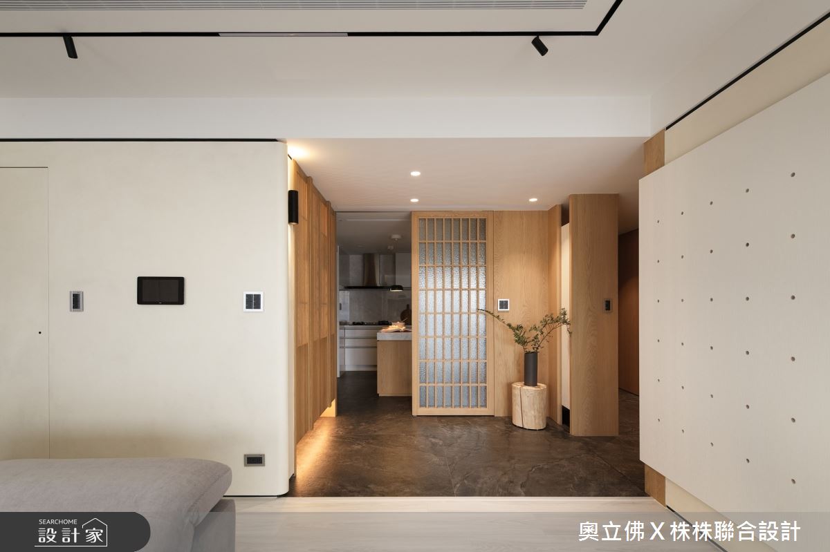 71坪新成屋(5年以下)＿輕日式風客廳廚房案例圖片＿奧立佛x 株株聯合設計＿奧立佛x 株株_朗境｜高雄Ｙ宅之9