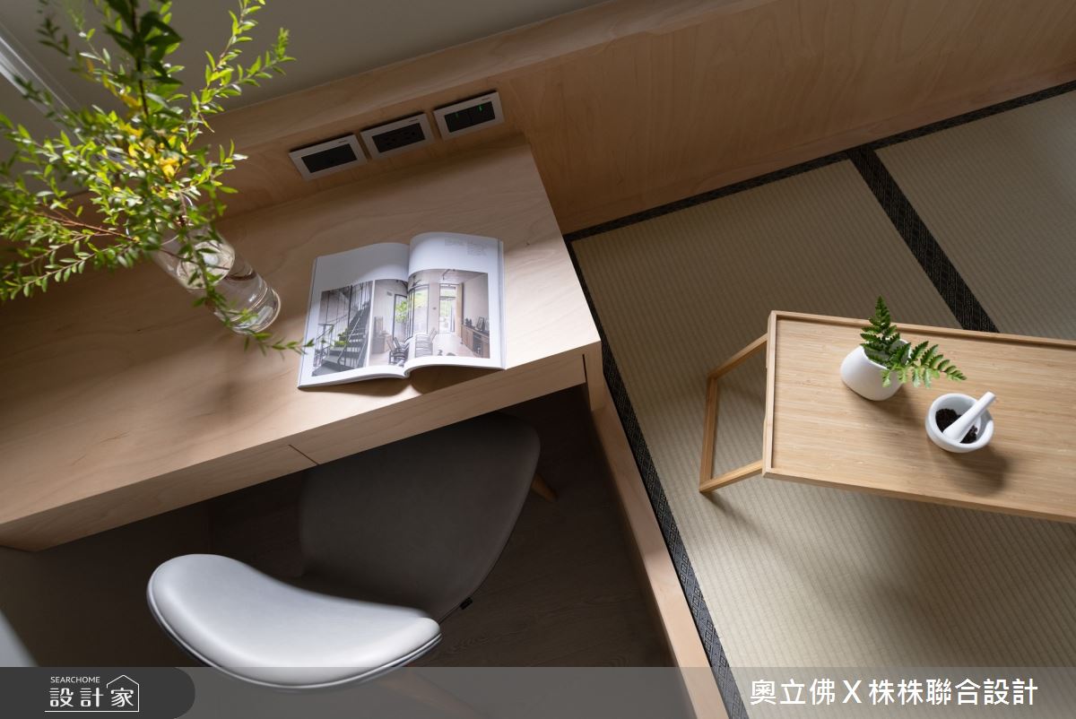 46坪新成屋(5年以下)＿日式無印風臥室和室客房案例圖片＿奧立佛x 株株聯合設計＿奧立佛x 株株_J Modern｜高雄L宅之20
