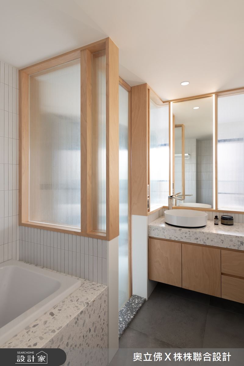 46坪新成屋(5年以下)＿日式無印風浴室案例圖片＿奧立佛x 株株聯合設計＿奧立佛x 株株_J Modern｜高雄L宅之15