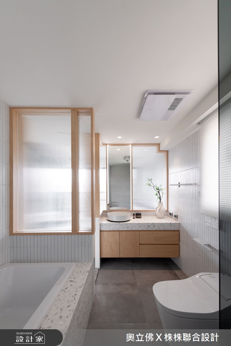 46坪新成屋(5年以下)＿日式無印風浴室案例圖片＿奧立佛x 株株聯合設計＿奧立佛x 株株_J Modern｜高雄L宅之16