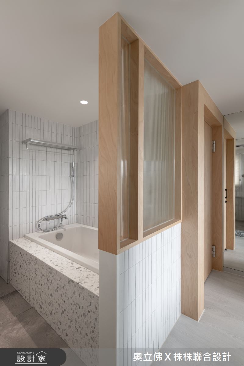 46坪新成屋(5年以下)＿日式無印風浴室案例圖片＿奧立佛x 株株聯合設計＿奧立佛x 株株_J Modern｜高雄L宅之17