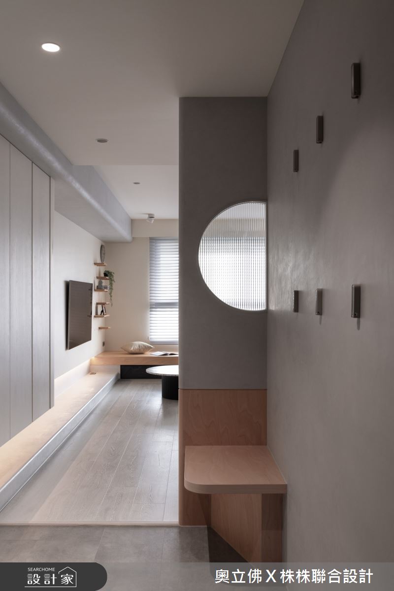 46坪新成屋(5年以下)＿日式無印風玄關案例圖片＿奧立佛x 株株聯合設計＿奧立佛x 株株_J Modern｜高雄L宅之1