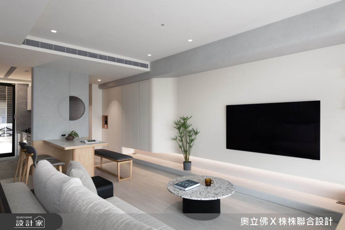 46坪新成屋(5年以下)＿日式無印風客廳餐廳案例圖片＿奧立佛x 株株聯合設計＿奧立佛x 株株_J Modern｜高雄L宅之7