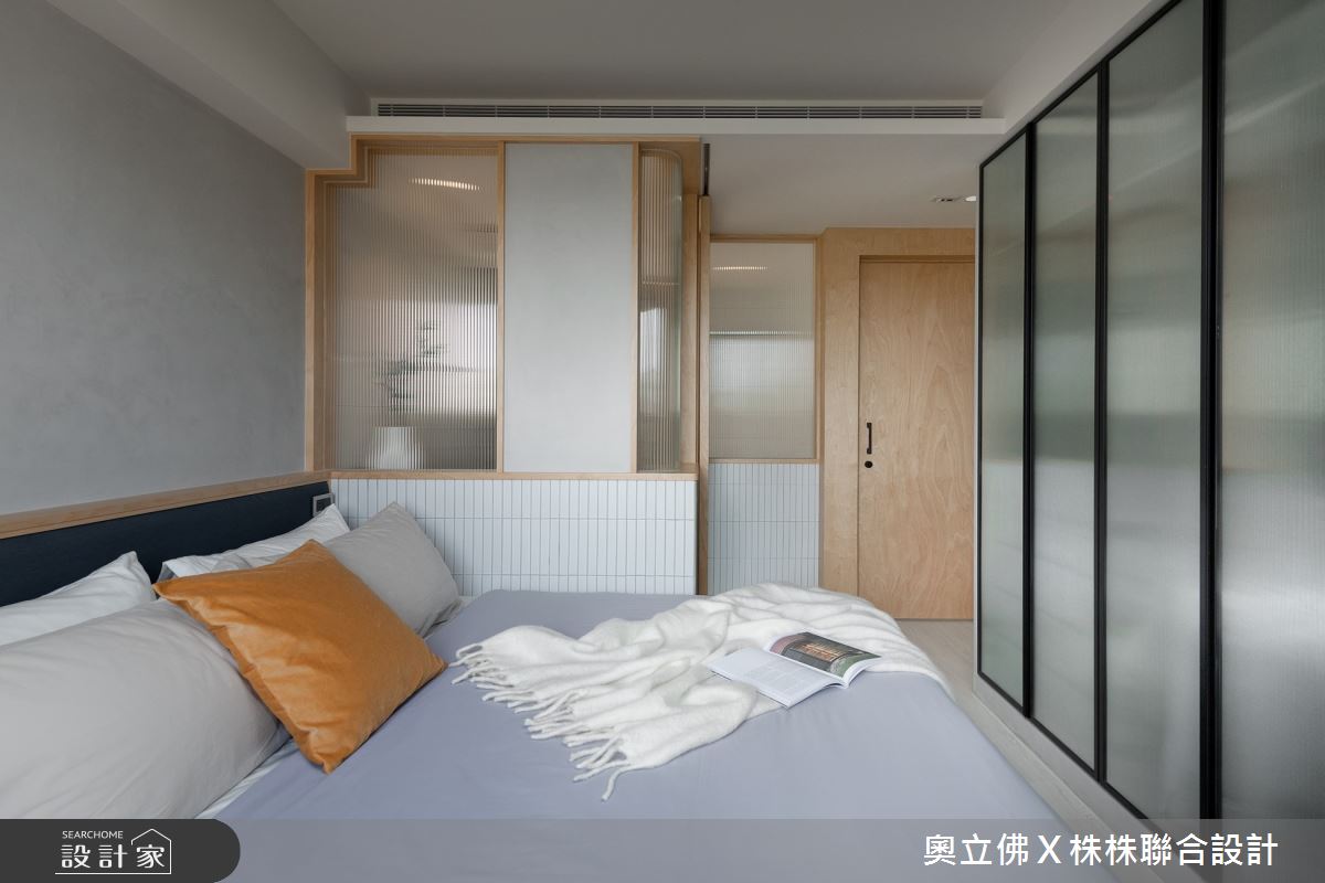 46坪新成屋(5年以下)＿日式無印風臥室案例圖片＿奧立佛x 株株聯合設計＿奧立佛x 株株_J Modern｜高雄L宅之13