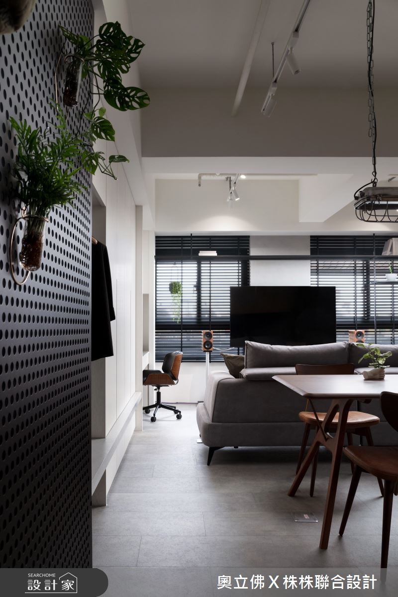 33坪新成屋(5年以下)＿混搭風客廳餐廳案例圖片＿奧立佛x 株株聯合設計＿奧立佛x 株株_文化潤隆｜高雄W宅之1